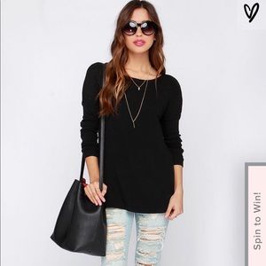 Lulu’s Won’t Back Down Long Sleeve Top